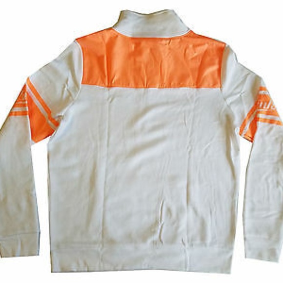 VS Pink Perfect Quarter Zip Sweatshirt Neon Orange - Picture 2 of 8